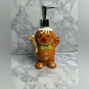 Gingerbread Man Soap Dispenser